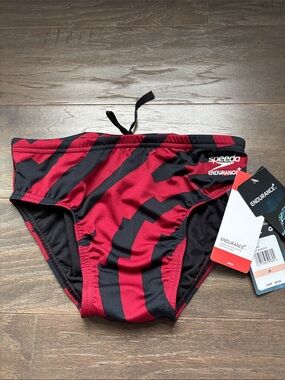 Speedo Endurance + swim briefs,elastic drawcord waist,UPF 50 plus